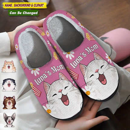Accessories Pattern Dog Cat Plush Slippers