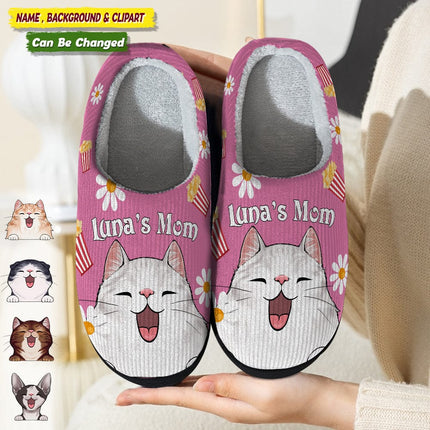 Accessories Pattern Dog Cat Plush Slippers