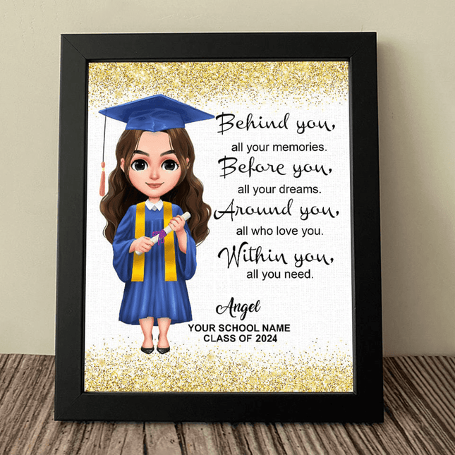 Chibi Graduation Picture Frame