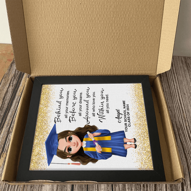 Chibi Graduation Picture Frame