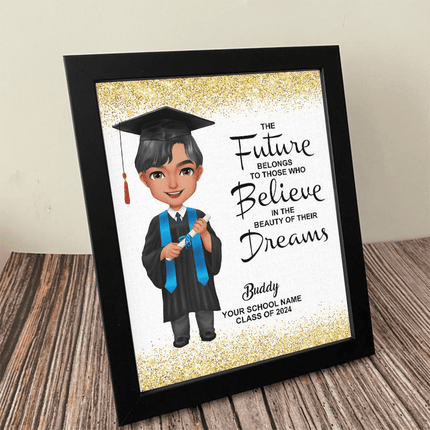 Chibi Graduation Picture Frame