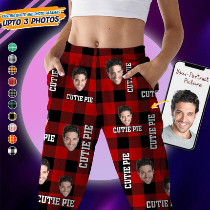 Custom Photo Human Face For Bestie Pajamas