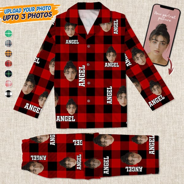 Custom Photo Human Face For Bestie Pajamas