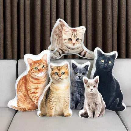 Custom Pet Photo Pillow, Personalized Shape Cushion