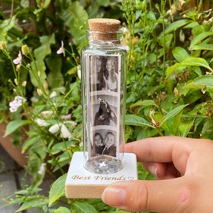Custom Photo Best Friend Bestie Message In A Bottle