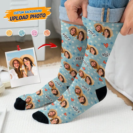 Custom Photo Bestie Socks