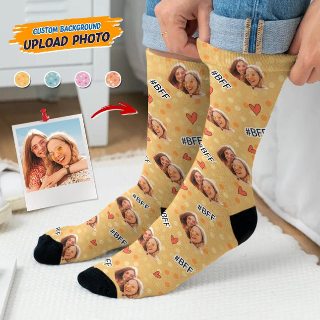 Custom Photo Bestie Socks