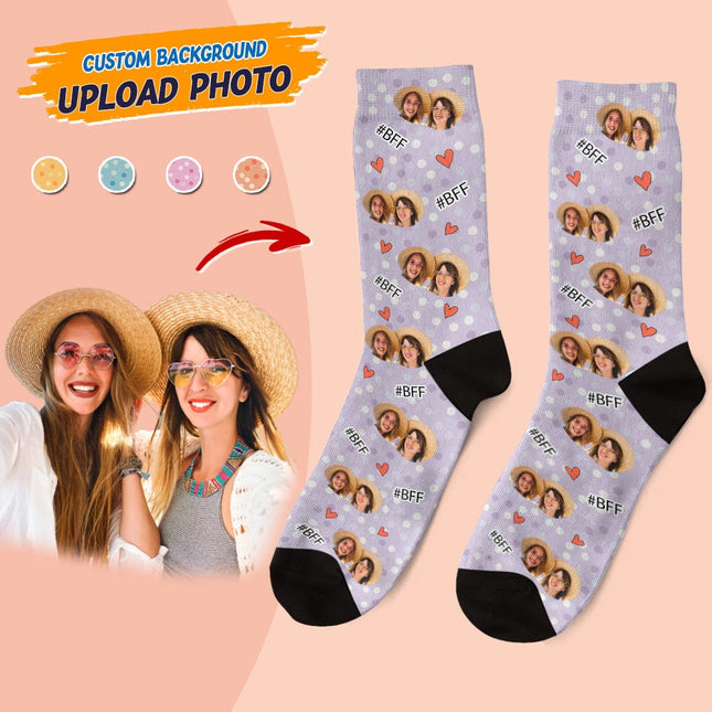 Custom Photo Bestie Socks