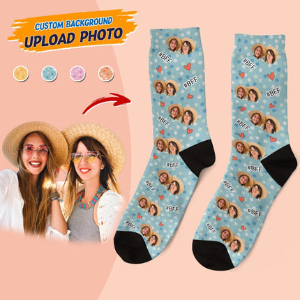 Custom Photo Bestie Socks