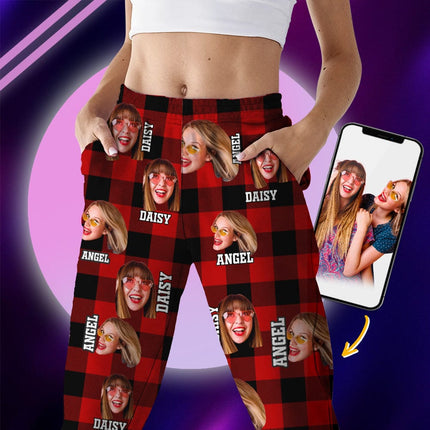 Custom Photo Human Face For Bestie Pajamas