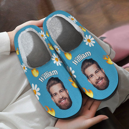 Custom Photo People Plush Slippers