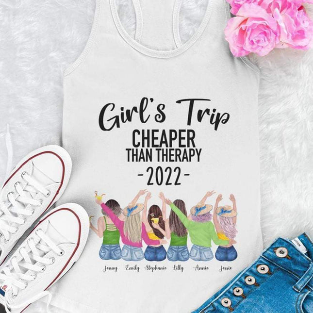 Girls Trip 2022 Than Therapy Best Friend Shirt
