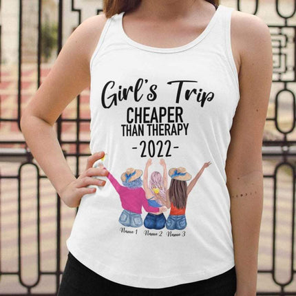 Girls Trip 2022 Than Therapy Best Friend Shirt