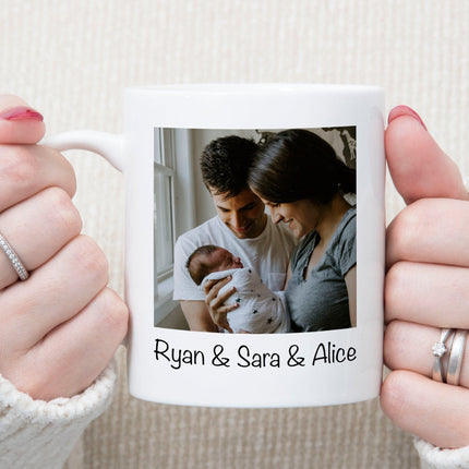Personalized Custom Photo Family Coffee Mug