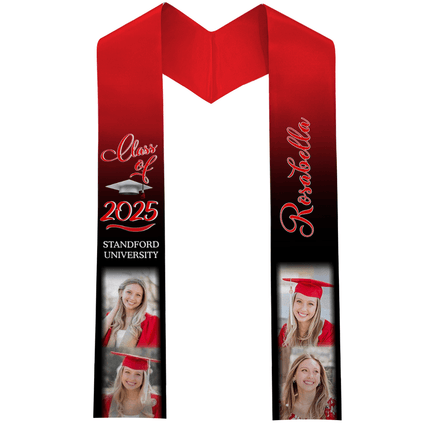 Photo Class of 2026 Stoles Sash, Graduation Gift, Senior Gift