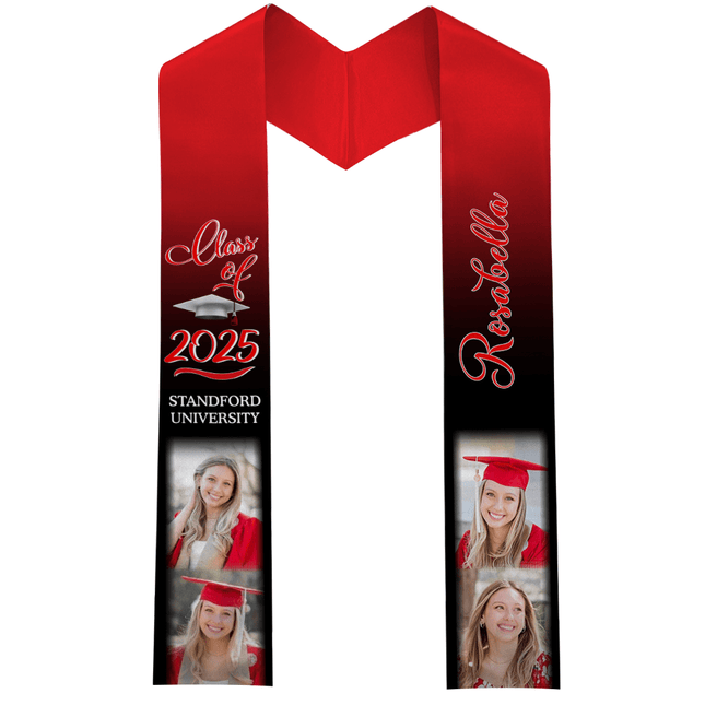 Photo Class of 2026 Stoles Sash, Graduation Gift, Senior Gift