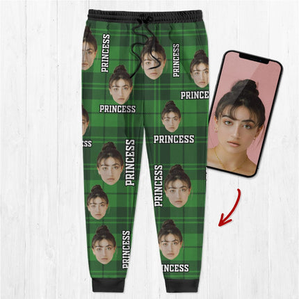 St. Patrick's Day Custom Human Face Photo Irish Sweatpant