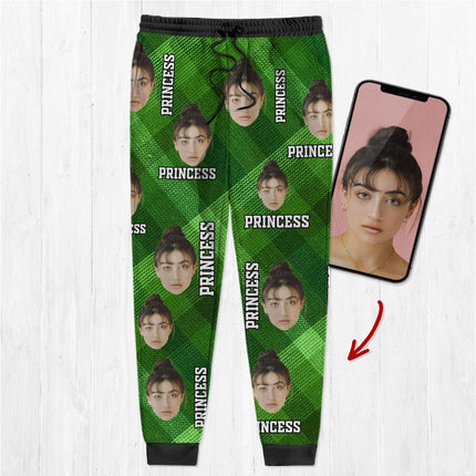 St. Patrick's Day Custom Human Face Photo Irish Sweatpant