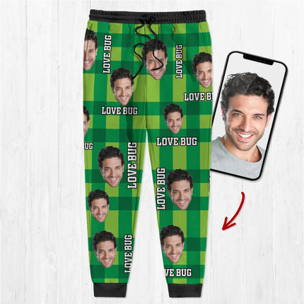 St. Patrick's Day Custom Human Face Photo Irish Sweatpant