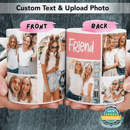 Upload Image Bestie Coffee Mug, Best Friend Gift