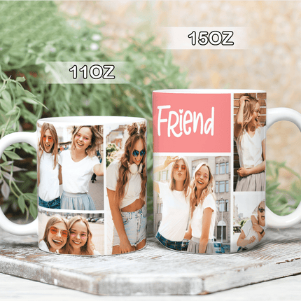 Upload Image Bestie Coffee Mug, Best Friend Gift
